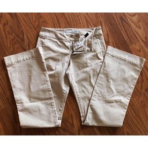 1/2L Express khaki boot cut pants